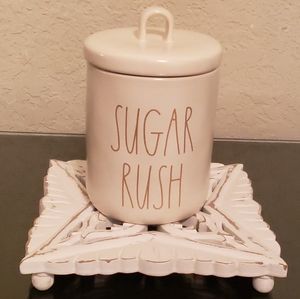 Rae Dunn SUGAR RUSH Small Canister.